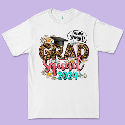 Grad Squad 2024 Premium Tee Designed By Adodesignshop
