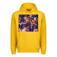 Lemon American flag sparkly  tumbler Premium Hoodie - HowdyJamesFarm