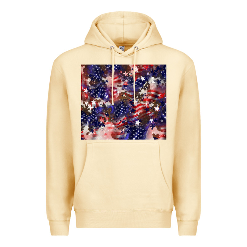 American Flag Sparkly  Tumbler Premium Hoodie by HowdyJamesFarm | Teevron