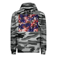 Slate Camo American flag sparkly  tumbler Premium Hoodie - HowdyJamesFarm