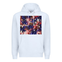 White American flag sparkly  tumbler Premium Hoodie - HowdyJamesFarm