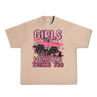 Burro girls like monster trucks too Urban Heavy Tee - MaliasSmallBusiness
