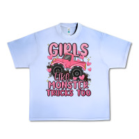 Grape Ice girls like monster trucks too Urban Heavy Tee - MaliasSmallBusiness