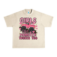 Sandshell girls like monster trucks too Urban Heavy Tee - MaliasSmallBusiness