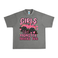 Tornado girls like monster trucks too Urban Heavy Tee - MaliasSmallBusiness