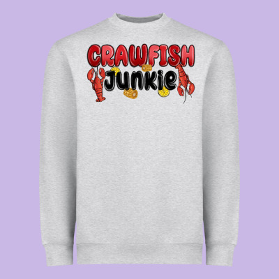 Crawfish Junkie Heavyweight Sweatshirt Designed By Maliassmallbusiness