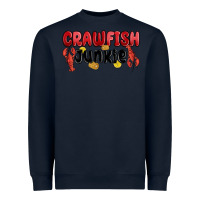 Navy crawfish junkie Heavyweight Sweatshirt - MaliasSmallBusiness