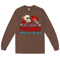 Chestnut if i had feelings they d be for you Long Sleeve Tee - MaliasSmallBusiness