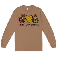Toasted Coconut peace love christmas Long Sleeve Tee - JahusDesignShop