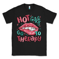 Black hot girls go to therapy Classic Tee - MaliasSmallBusiness