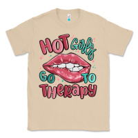 Mushroom hot girls go to therapy Classic Tee - MaliasSmallBusiness