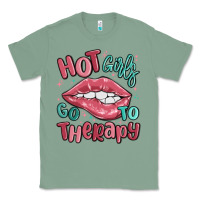 Sage hot girls go to therapy Classic Tee - MaliasSmallBusiness