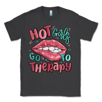 Smoke hot girls go to therapy Classic Tee - MaliasSmallBusiness