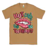 Toasted Coconut hot girls go to therapy Classic Tee - MaliasSmallBusiness