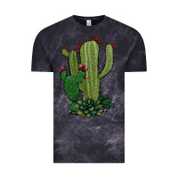 Cloud Black cactus Vintage Tee - Jasminsmagicworld