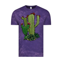 Cloud Purple cactus Vintage Tee - Jasminsmagicworld