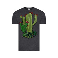 Vintage Black cactus Vintage Tee - Jasminsmagicworld