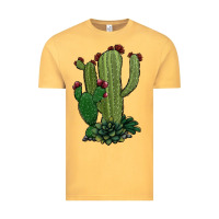 Vintage Mustard cactus Vintage Tee - Jasminsmagicworld