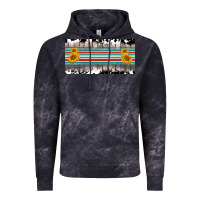 Cloud Black western cowhide serape sunflower mama license plate Vintage Hoodie - BarkalooDesign