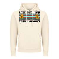 Vintage Artic western cowhide serape sunflower mama license plate Vintage Hoodie - BarkalooDesign