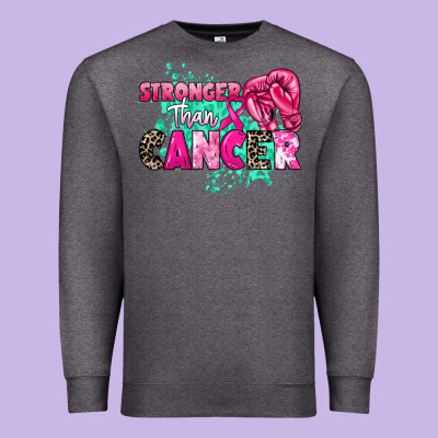Stronger Than Cancer Premium Sweatshirt Designed By Howdyjamesfarm