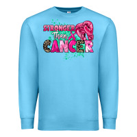 Ocean Blue Stronger than Cancer Premium Sweatshirt - HowdyJamesFarm