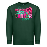 Sports Green Stronger than Cancer Premium Sweatshirt - HowdyJamesFarm