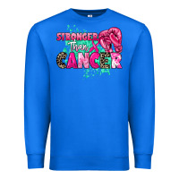 True Royal Stronger than Cancer Premium Sweatshirt - HowdyJamesFarm
