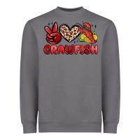 Storm peace love crawfish Heavyweight Sweatshirt - MaliasSmallBusiness