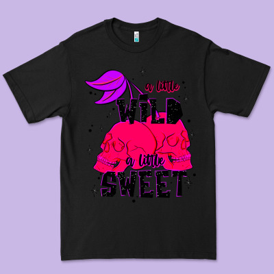 A Little Wild A Little Sweet Premium Tee Designed By Jahusdesignshop