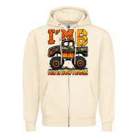 Sandshell i'm six this is how i roll monster truck birthday Zipper Hoodie - Jasminsmagicworld