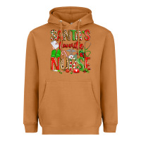 Meerkat santa's favorite nurse Heavyweight Hoodie - texasbilliewilder