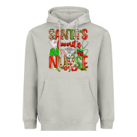 Moon Dust santa's favorite nurse Heavyweight Hoodie - texasbilliewilder