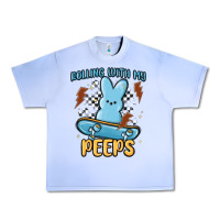 Grape Ice skateboard bunny Urban Heavy Tee - MaliasSmallBusiness