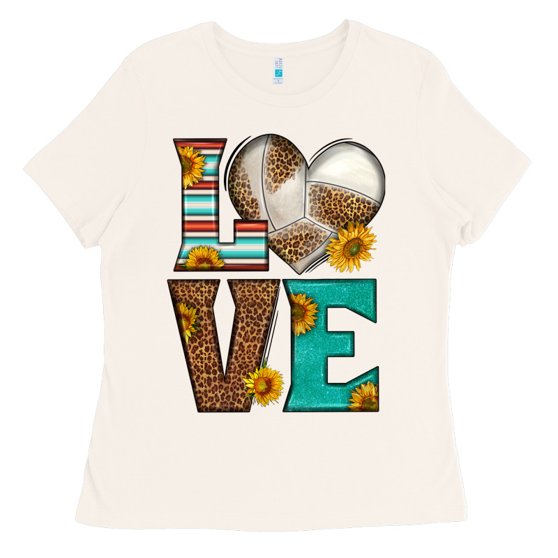 Western Volleyball Love Ladies Tee by HRA Design Shop | Teevron