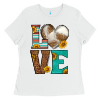 White western volleyball love Ladies Tee - HRA Design Shop