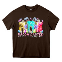 Chocolate Brown happy easter tooth Heavy Core Tee - RacoonDesign