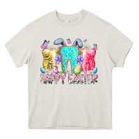 Cream happy easter tooth Heavy Core Tee - RacoonDesign