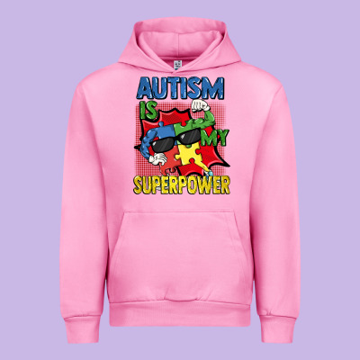 Autism Is My Superpower Autism Awareness Day Urban Hoodie Designed By Fadigitalartstudio