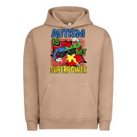 Pigment Burro Autism is my superpower Autism Awareness Day Urban Hoodie - FaDigitalArtStudio