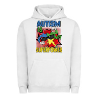 Pigment Lunar Rock Autism is my superpower Autism Awareness Day Urban Hoodie - FaDigitalArtStudio
