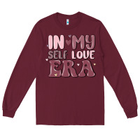 Burgundy in my self love era Long Sleeve Tee - MaliasSmallBusiness