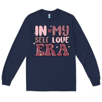 Navy in my self love era Long Sleeve Tee - MaliasSmallBusiness