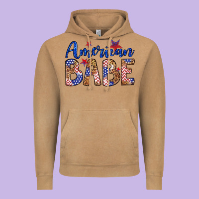 American Babe Vintage Hoodie Designed By Lillyallendesigns