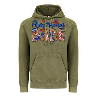 Vintage Olive american babe Vintage Hoodie - LillyAllenDesigns
