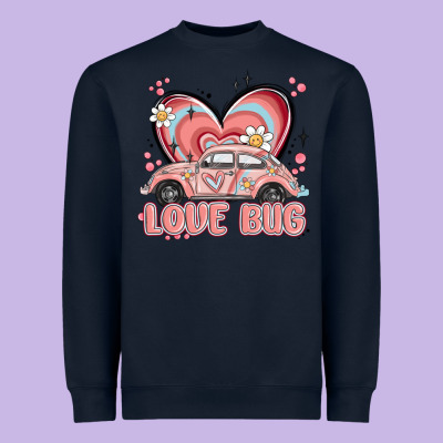 Love Bug Heavyweight Sweatshirt Designed By Maliassmallbusiness