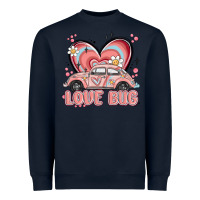 Navy love bug Heavyweight Sweatshirt - MaliasSmallBusiness