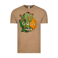 Vintage Coffee cactus go sit on a cactus Vintage Tee - Jasminsmagicworld