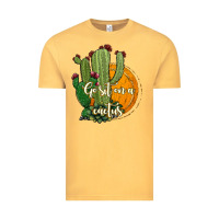 Vintage Mustard cactus go sit on a cactus Vintage Tee - Jasminsmagicworld