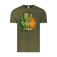 Vintage Olive cactus go sit on a cactus Vintage Tee - Jasminsmagicworld